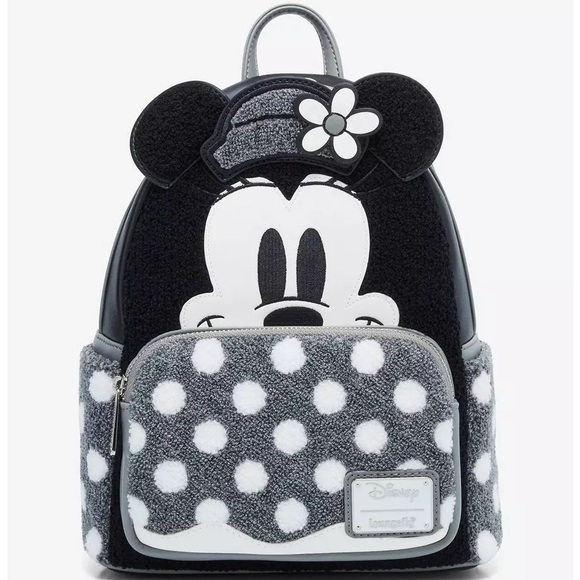 Loungefly Disney Steamboat Willie Minnie Mouse Figural Mini Backpack - Picture 1 of 4